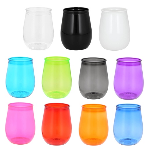 T133 Vaso BALI plástico de color.
